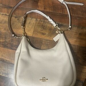 Coach Cream Leather Shoulder & Crossbody Bag